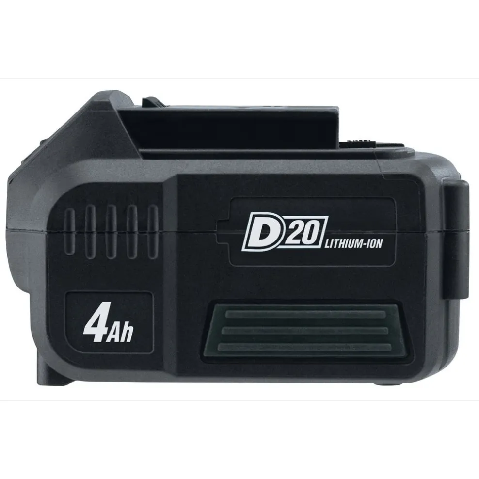D20 20V Brushless Mid-Torque Impact Wrench, 1/2" Sq. Dr., 400Nm, 2 x 4.0Ah Batteries, 1 x Charger