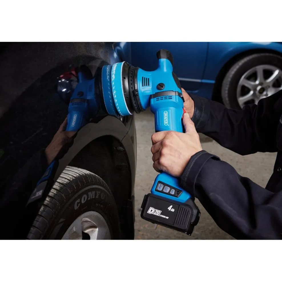 D20 20V Brushless Random Orbit Polisher, 125mm (Sold Bare)