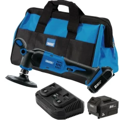 D20 20V Dual Action Polisher Kit, 125mm, 2 x 3.0Ah Batteries, 1 x Fast Charger