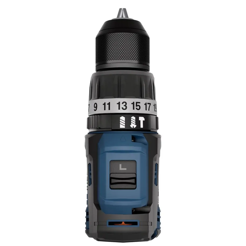 DXPULSE 12V Brushless Combi Drill & Impact Driver Kit, 1/4" Sq. Dr., 2 x 2.0Ah Batteries, 1 x Charger
