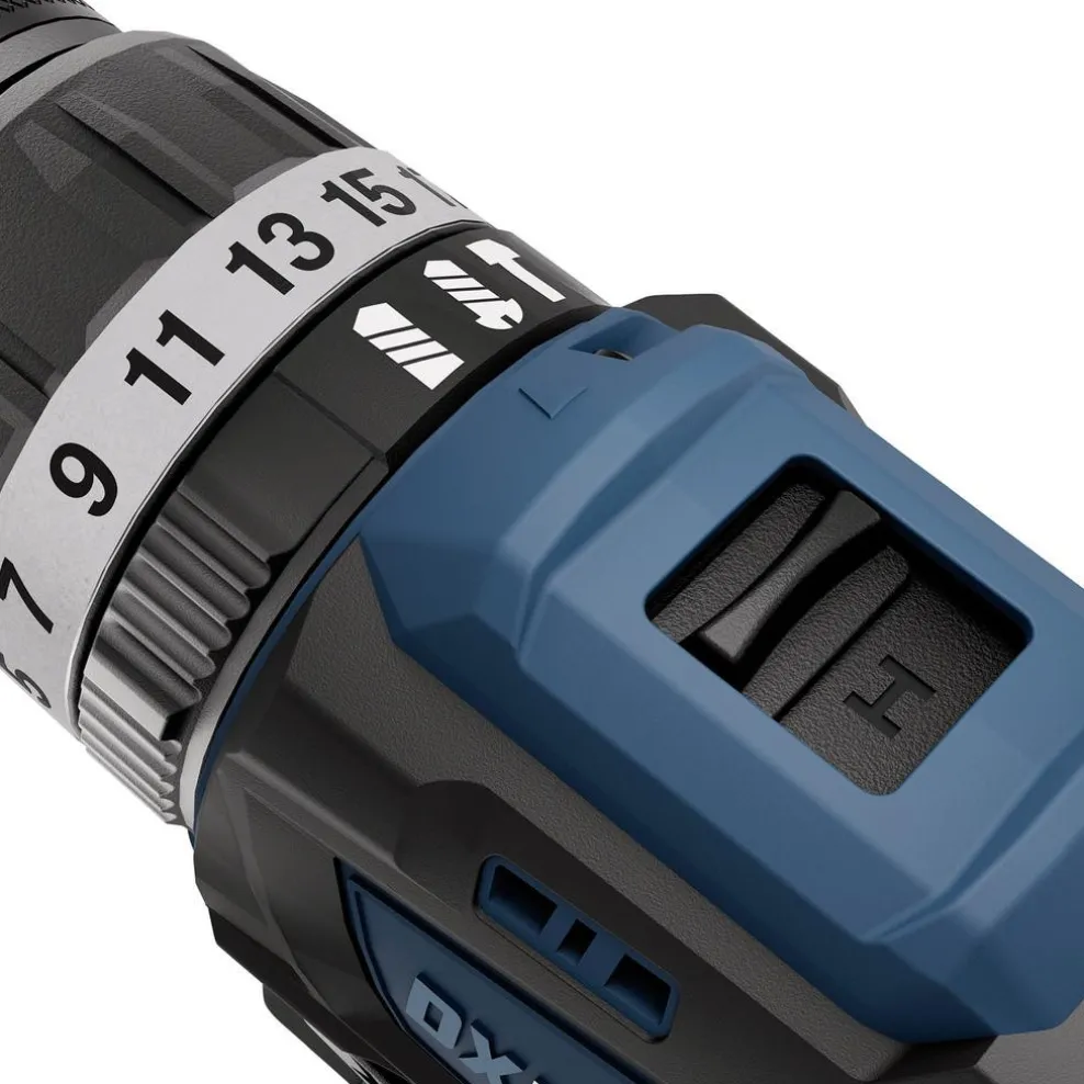 DXPULSE 12V Brushless Combi Drill & Impact Driver Kit, 1/4" Sq. Dr., 2 x 4.0Ah Batteries, 1 x Fast Charger