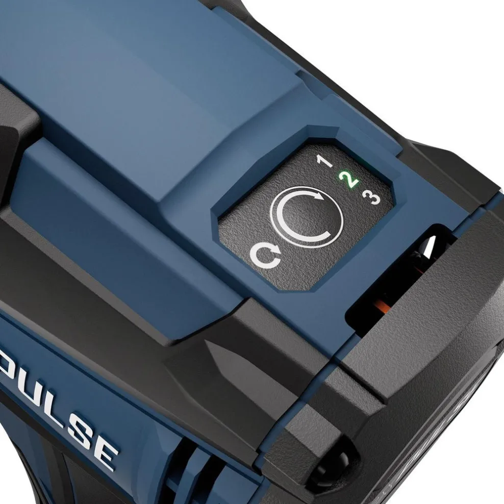 DXPULSE 12V Brushless Combi Drill & Impact Driver Kit, 1/4" Sq. Dr., 2 x 4.0Ah Batteries, 1 x Fast Charger