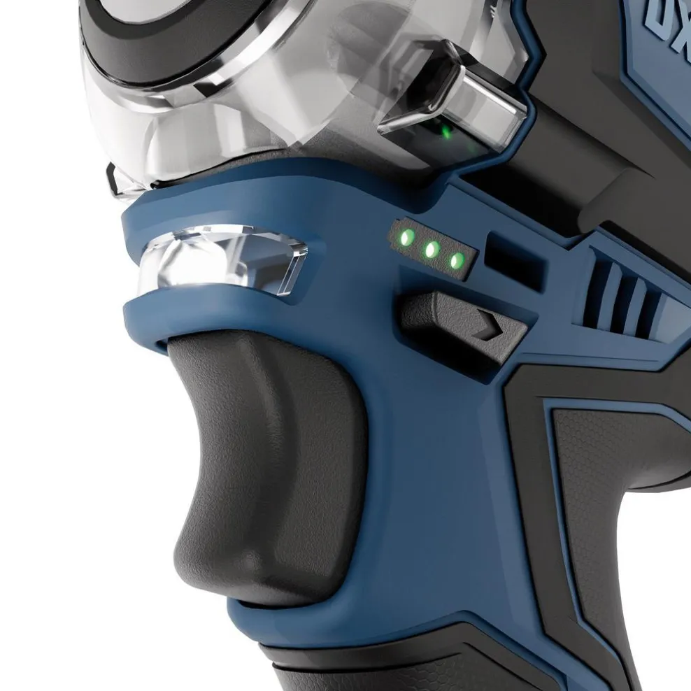 DXPULSE 12V Brushless Impact Driver Kit, 1/4" Sq. Dr., 1 x 5.0Ah Battery, 1 x Fast Charger