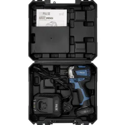 DXPULSE 12V Brushless Impact Wrench Kit, 3/8" Sq. Dr., 1 x 5.0Ah Battery, 1 x Fast Charger