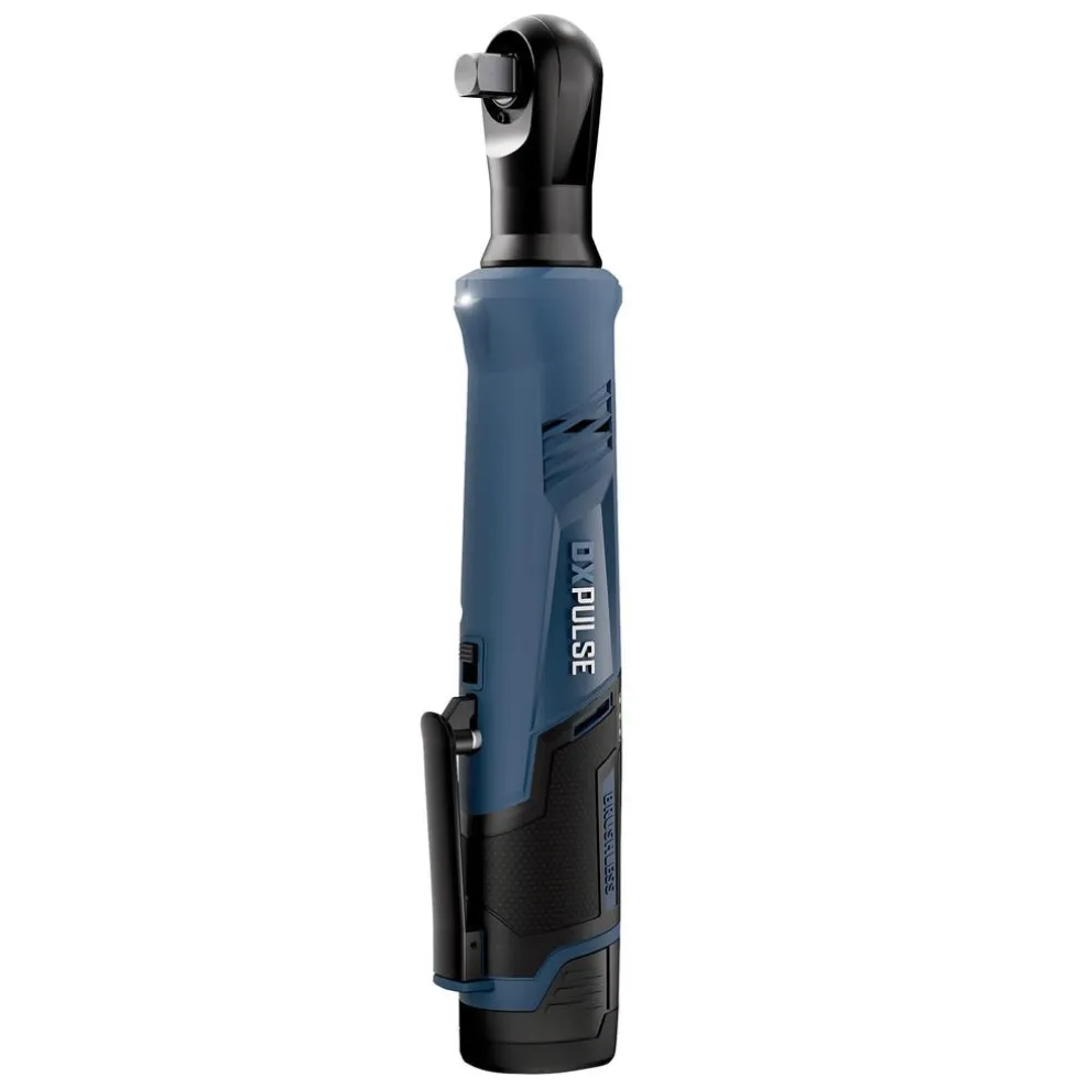 DXPULSE 12V Brushless Ratchet Wrench Kit, 1/2" Sq. Dr., 2 x 2.0Ah Batteries, 1 x Charger