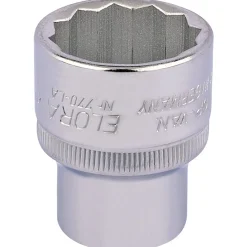 Elora Bi-Hexagon Socket, 1/2" Sq. Dr., 1"