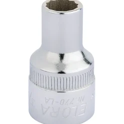 Elora Bi-Hexagon Socket, 1/2" Sq. Dr., 3/8"