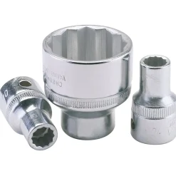 Elora Bi-Hexagon Socket, 1/2" Sq. Dr., 8mm