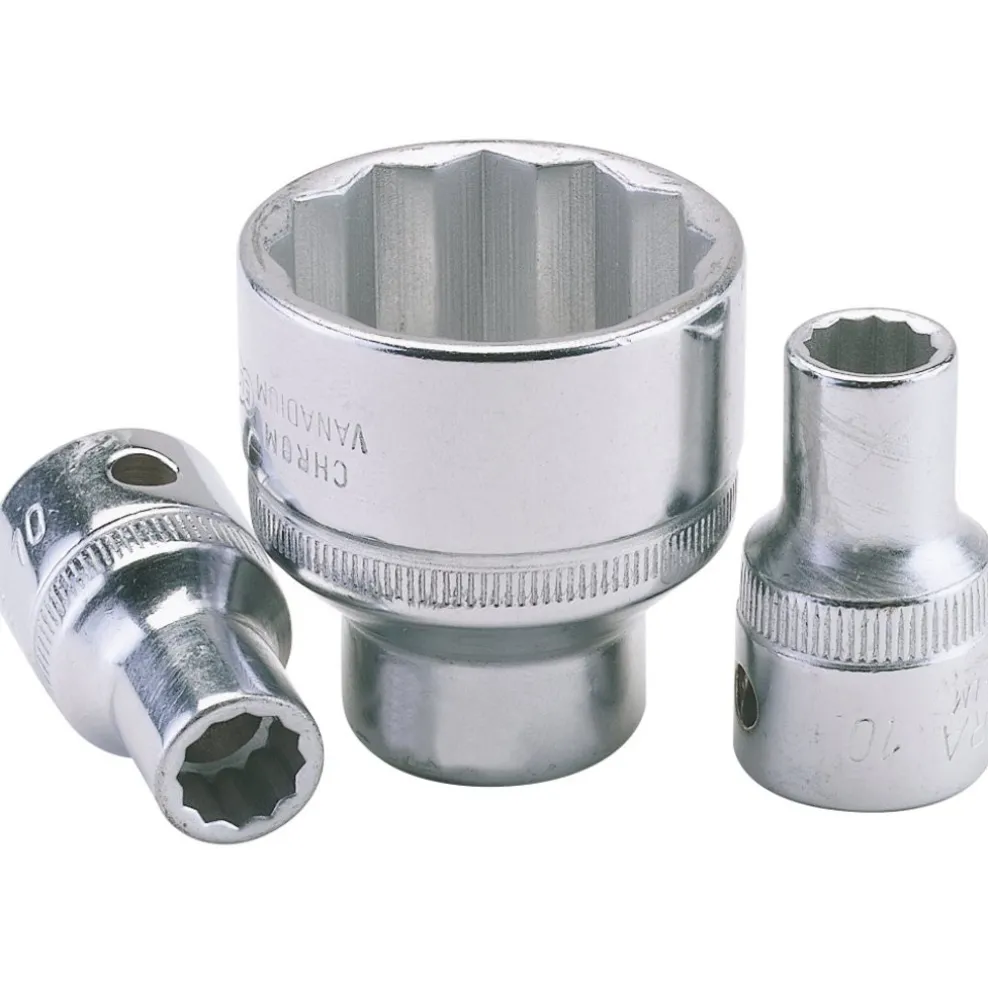 Elora Bi-Hexagon Socket, 1/2" Sq. Dr., 8mm