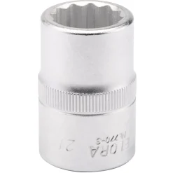 Elora Bi-Hexagon Socket, 3/4" Sq. Dr., 21mm