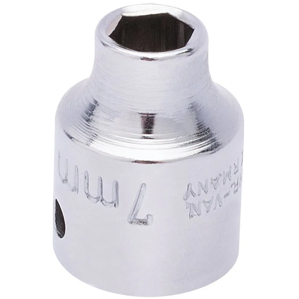 Elora Bi-Hexagon Socket, 3/8" Sq. Dr., 7mm