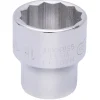 Elora Bi-Hexagon Socket, 3/8" Sq. Dr., 18mm