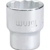 Elora Bi-Hexagon Socket, 3/8" Sq. Dr., 16mm