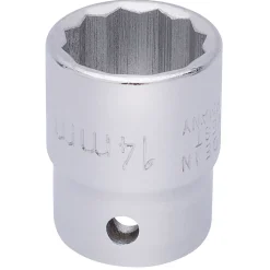 Elora Bi-Hexagon Socket, 3/8" Sq. Dr., 14mm