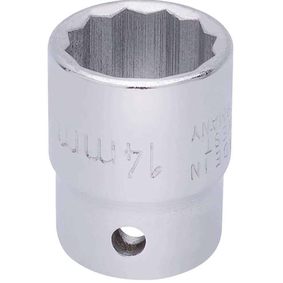 Elora Bi-Hexagon Socket, 3/8" Sq. Dr., 14mm