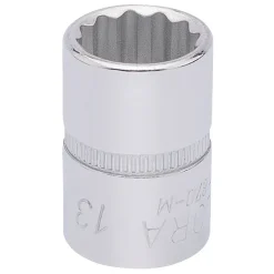 Elora Bi-Hexagon Socket, 3/8" Sq. Dr., 13mm