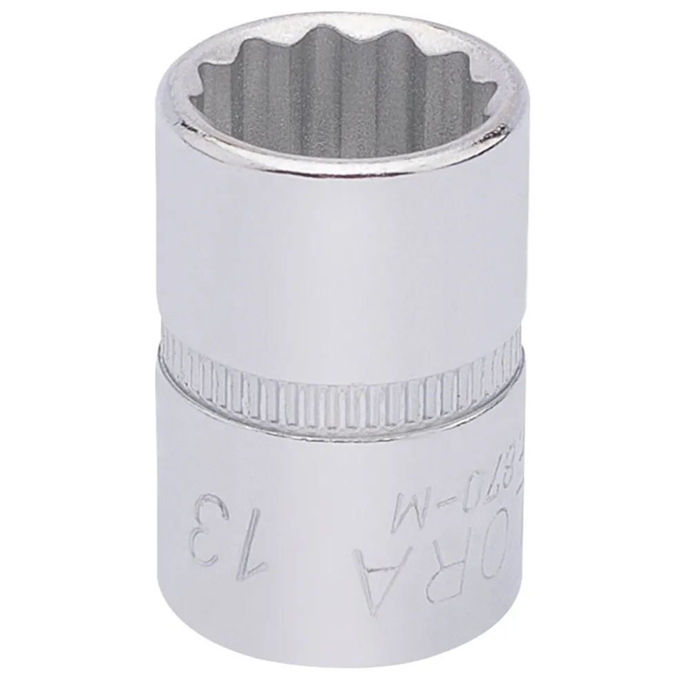 Elora Bi-Hexagon Socket, 3/8" Sq. Dr., 13mm