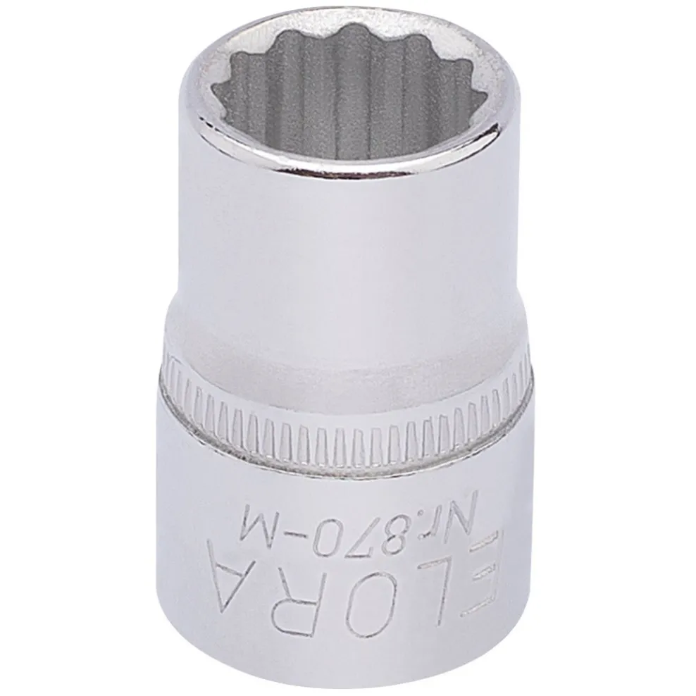 Elora Bi-Hexagon Socket, 3/8" Sq. Dr., 11mm
