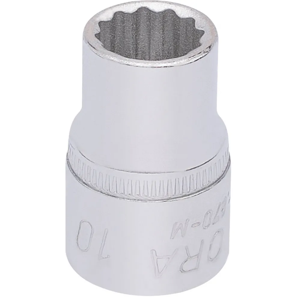Elora Bi-Hexagon Socket, 3/8" Sq. Dr., 10mm