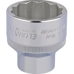 Elora Bi-Hexagon Socket, 1/2" Sq. Dr., 33mm