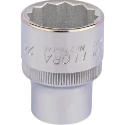 Elora Bi-Hexagon Socket, 1/2" Sq. Dr., 24mm