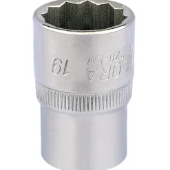 Elora Bi-Hexagon Socket, 1/2" Sq. Dr., 19mm