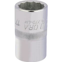 Elora Bi-Hexagon Socket, 1/2" Sq. Dr., 17mm