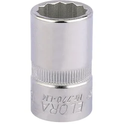 Elora Bi-Hexagon Socket, 1/2" Sq. Dr., 16mm
