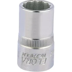 Elora Bi-Hexagon Socket, 1/2" Sq. Dr., 15mm