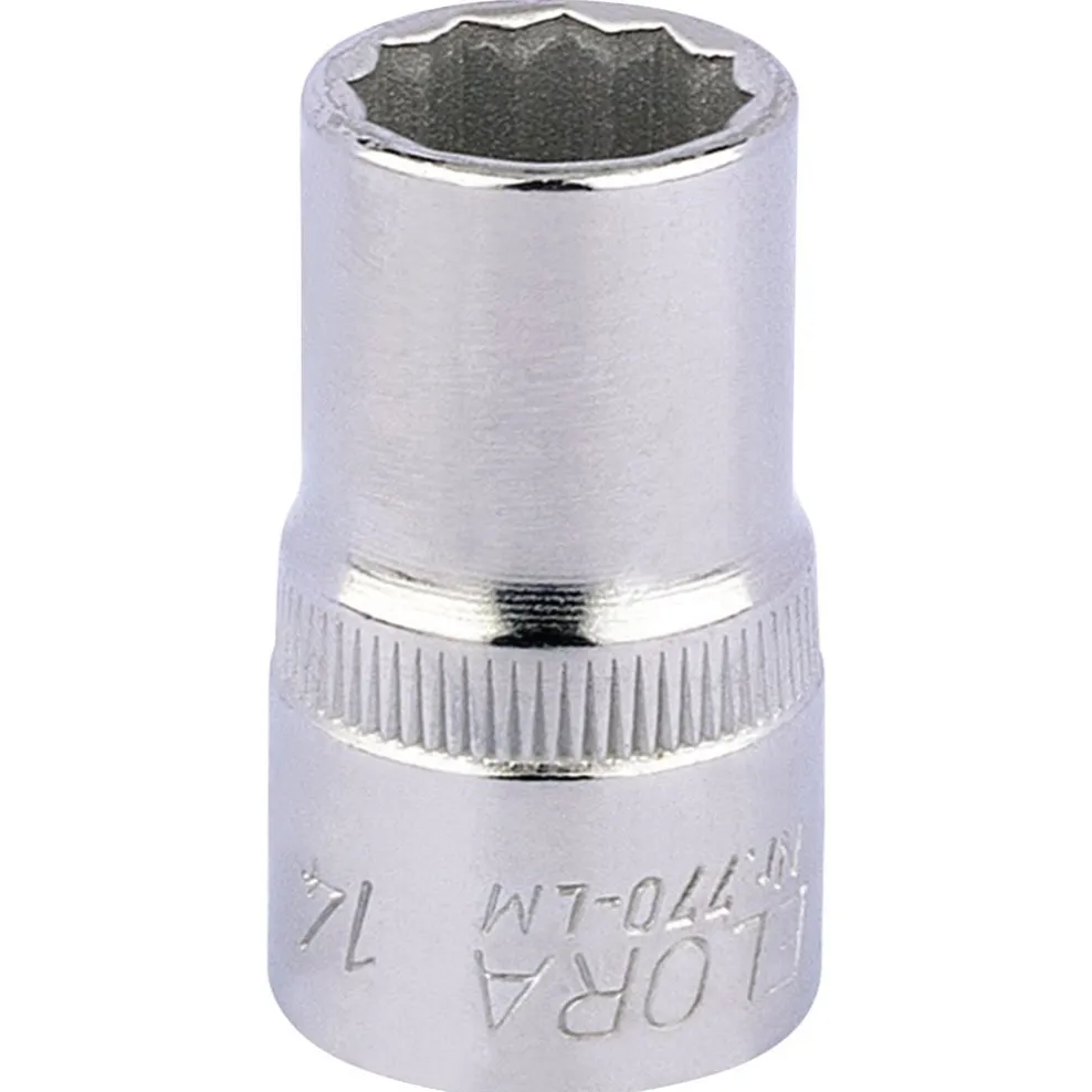 Elora Bi-Hexagon Socket, 1/2" Sq. Dr., 14mm