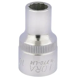 Elora Bi-Hexagon Socket, 1/2" Sq. Dr., 10mm