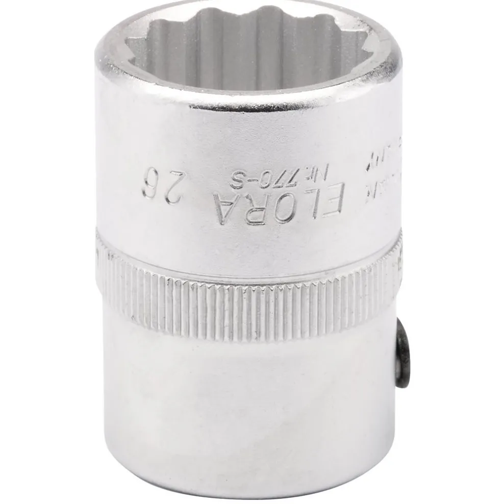 Elora Bi-Hexagon Socket, 3/4" Sq. Dr., 26mm