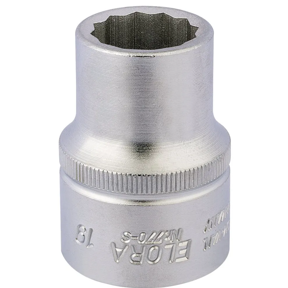 Elora Bi-Hexagon Socket, 3/4" Sq. Dr., 19mm