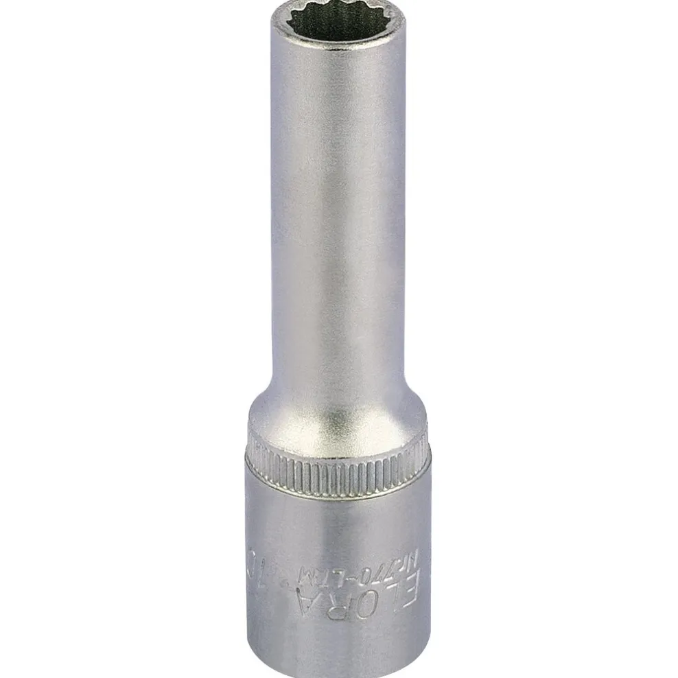 Elora Deep Bi-Hexagon Socket, 1/2" Sq. Dr., 10mm