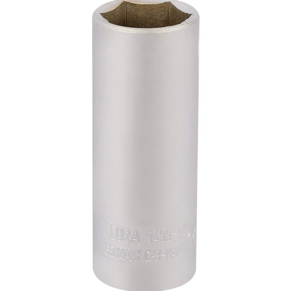 Elora Deep Socket, 1/4" Sq. Dr., 14mm