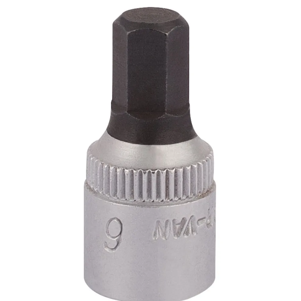 Elora Hexagon Screwdriver Socket, 1/4" Sq. Dr., 6mm