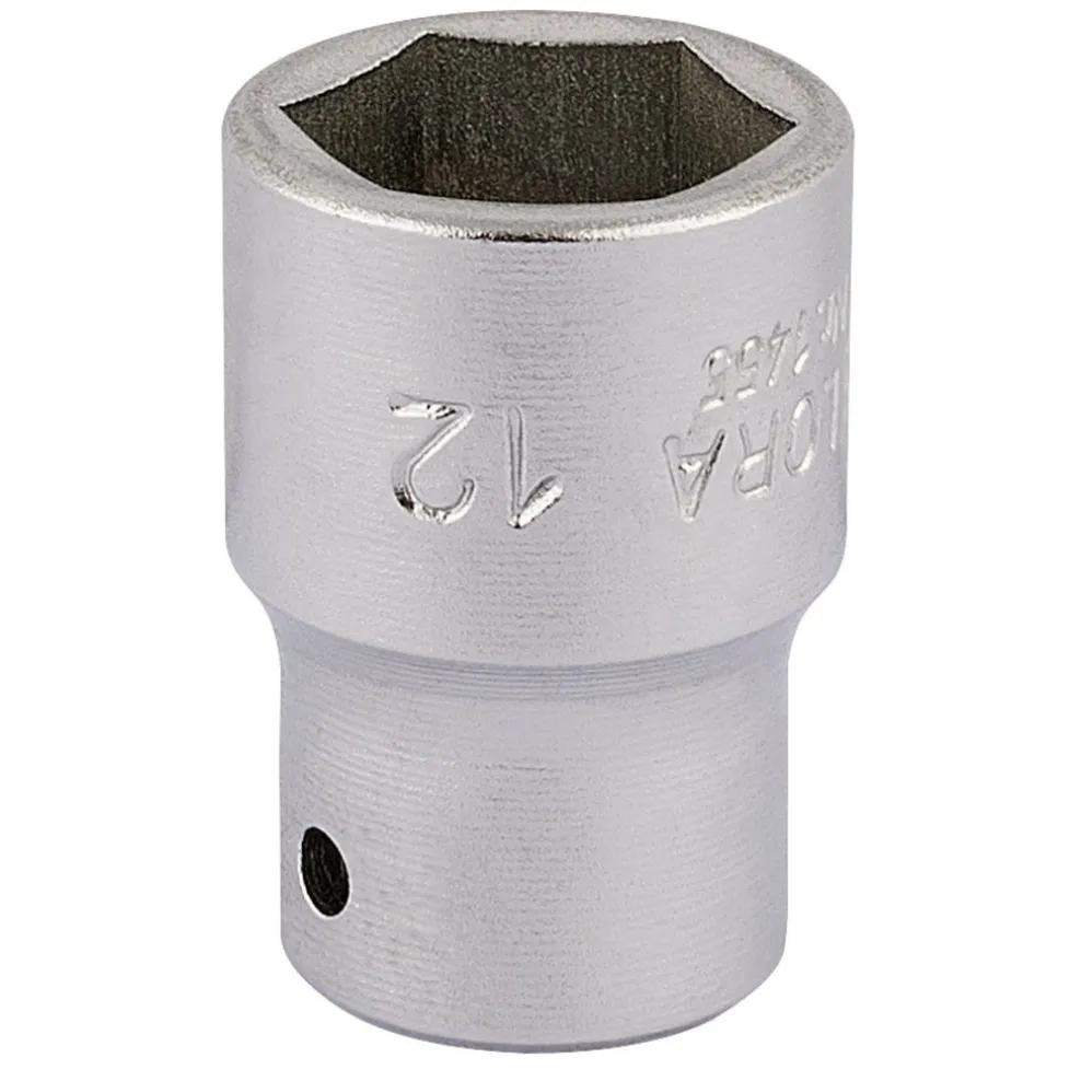 Elora Hexagon Socket, 1/4" Sq. Dr., 12mm