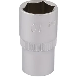 Elora Hexagon Socket, 1/4" Sq. Dr., 10mm