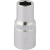 Elora Hexagon Socket, 1/4" Sq. Dr., 6mm