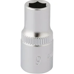 Elora Hexagon Socket, 1/4" Sq. Dr., 6mm