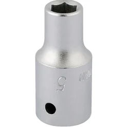 Elora Hexagon Socket, 1/4" Sq. Dr., 5mm