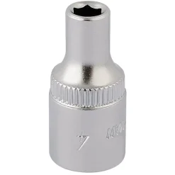 Elora Hexagon Socket, 1/4" Sq. Dr., 4mm