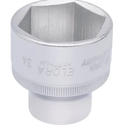 Elora Hexagon Socket, 1/2" Sq. Dr., 34mm