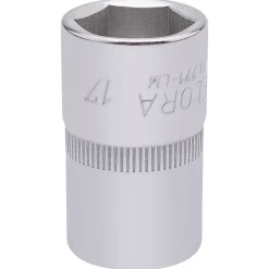Elora Hexagon Socket, 1/2" Sq. Dr., 17mm