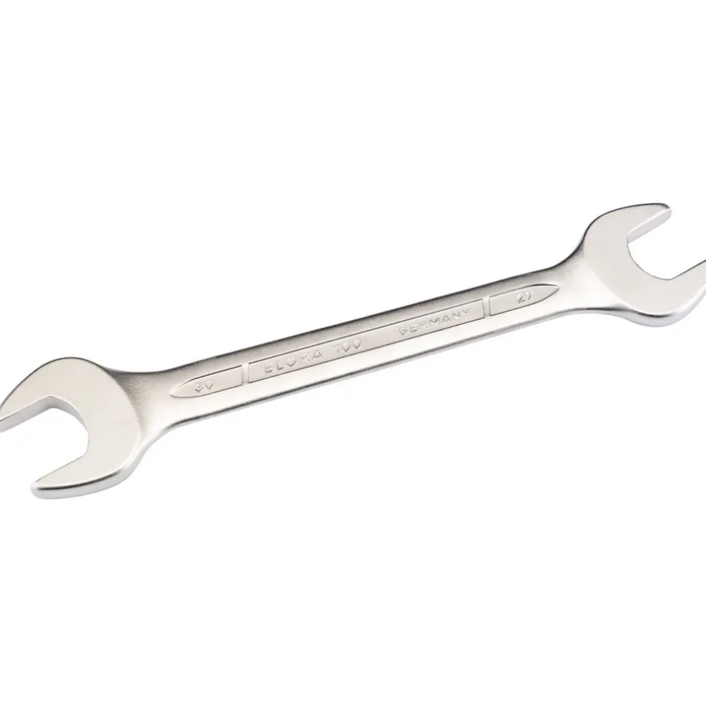 Elora Long Metric Double Open End Spanner, 27 x 30mm
