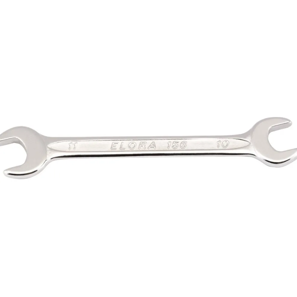 Elora Midget Metric Double Open End Spanner, 10 x 11mm
