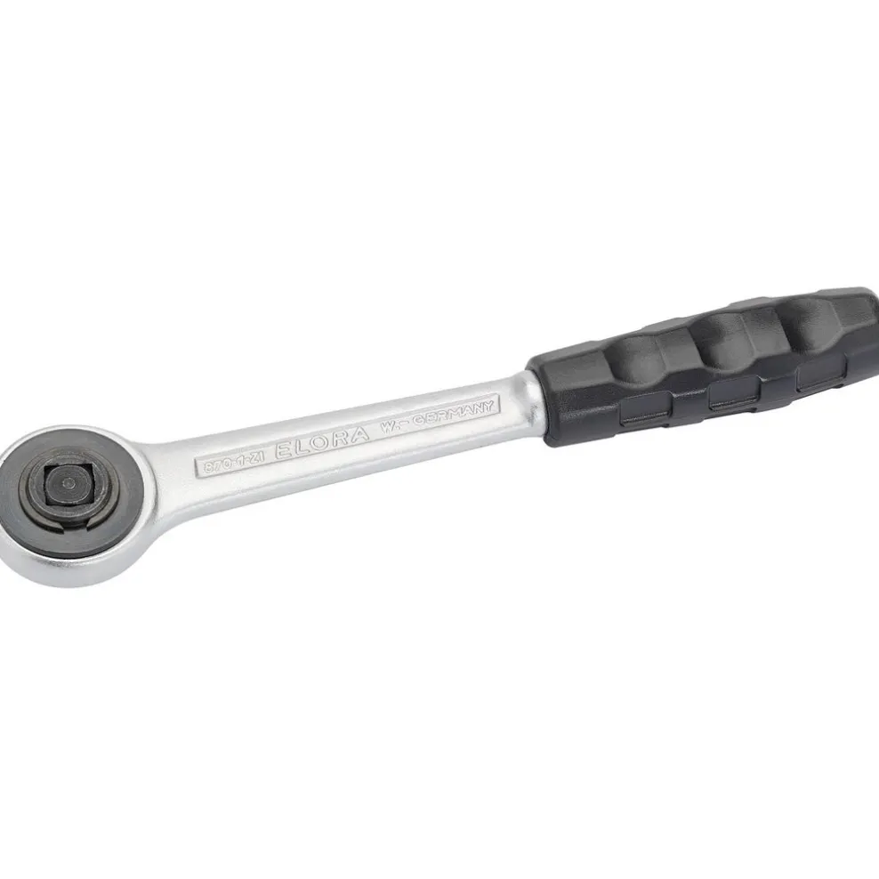 Elora Push Through Reversible Ratchet, 3/8" Sq. Dr., 200mm