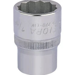Elora Whitworth Bi-Hexagon Socket, 1/2" Sq. Dr., 7/16"
