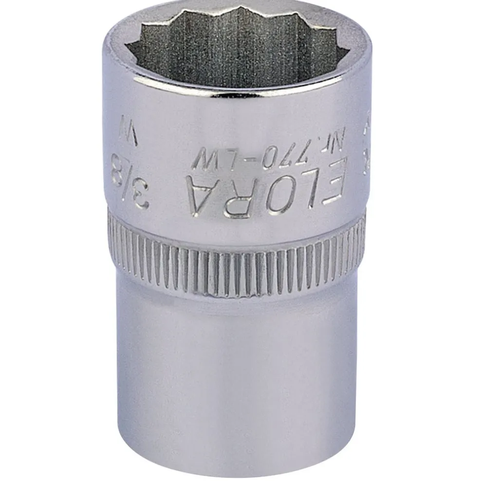 Elora Whitworth Bi-Hexagon Socket, 1/2" Sq. Dr., 3/8"