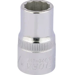 Elora Whitworth Bi-Hexagon Socket, 1/2" Sq. Dr., 1/4"